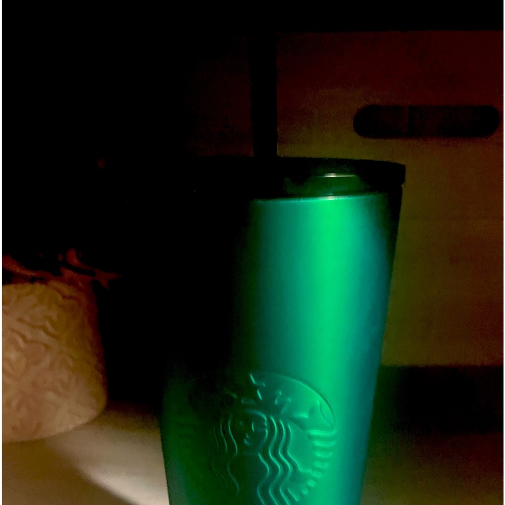 1 New 24oz Starbucks stainless steel tumbler.